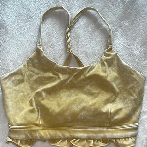 JOY LAB yellow sport bra